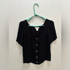 Urban Romantics Black Top Size Small